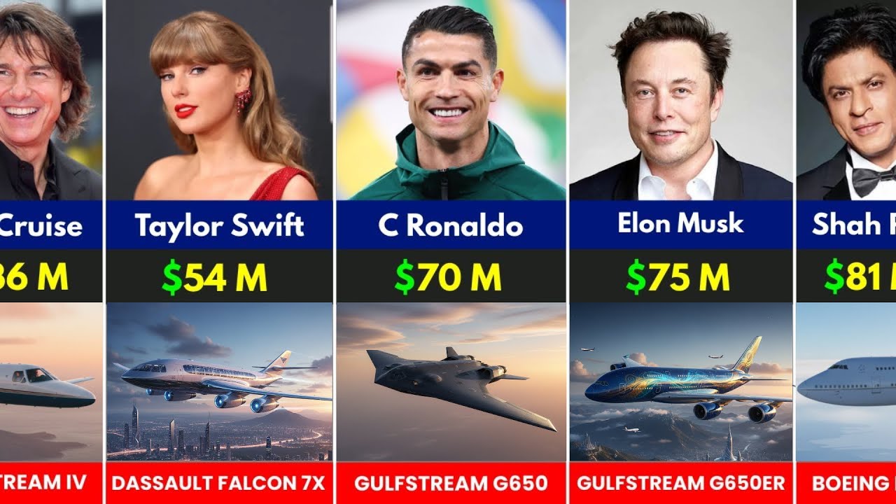 Celebrities Who Own Private Jets 2025 - YouTube