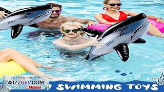 1 3Pcs Inflatable Shark Toy Beach Pool Party Swimming Game Toy Water Sports Review