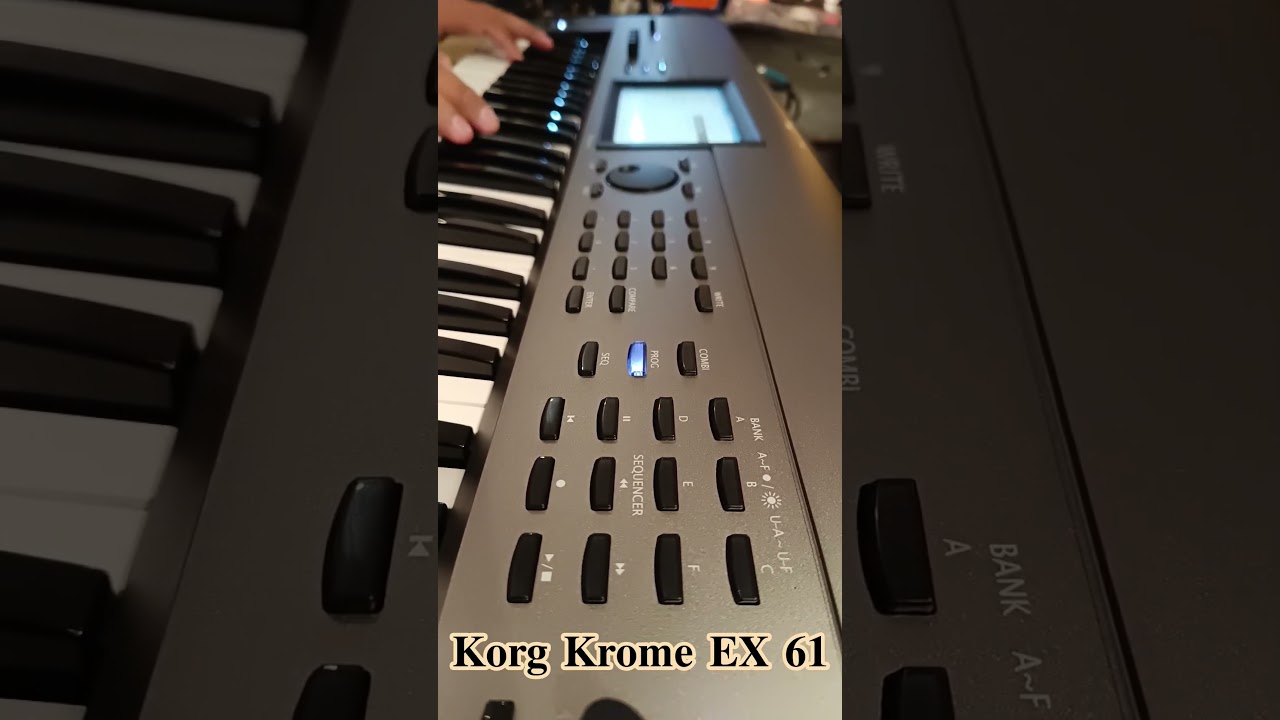 Korg Krome EX 61 Synthesizer || Piano Sound ? #korgkromeex 