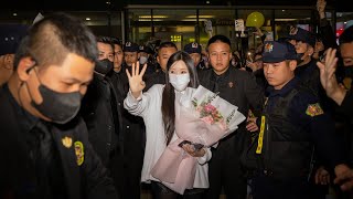 Hyomin (T-ARA) khoe nhan sắc không tuổi tại sân bay Nội Bài