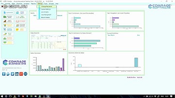 Business One - Comrade Software Overview