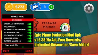 Epic Plane Evolution Mod Apk Unlimited Money Mediafıre