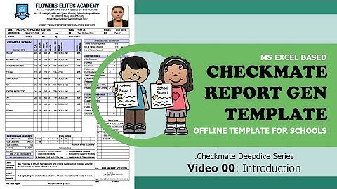 Excel School Report Generator - 00 Introduction