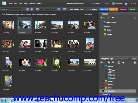 Photoshop Elements 9.0 Tutorial Assigning & Managing Tags Adobe Training Lesson 2.14