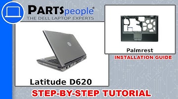 Dell Latitude D620 (PP18L) Palmrest How-To Video Tutorial