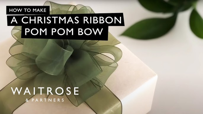 How To Tie Ribbon & Bows On A Gift
