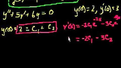 2nd Order Linear Homogeneous Differential Equations 3 (Bangla)
