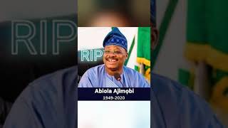 Late Ajimobi announced his death @ 70 when he was still alive