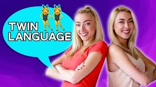 Twin Language! | The Nolan Twins