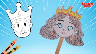Create Queen Esther & King Masks! | Bible Craft for Kids