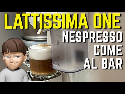 Macchina da caffè LATTISSIMA ONE NESPRESSO caffè macchiato e cappuccino 