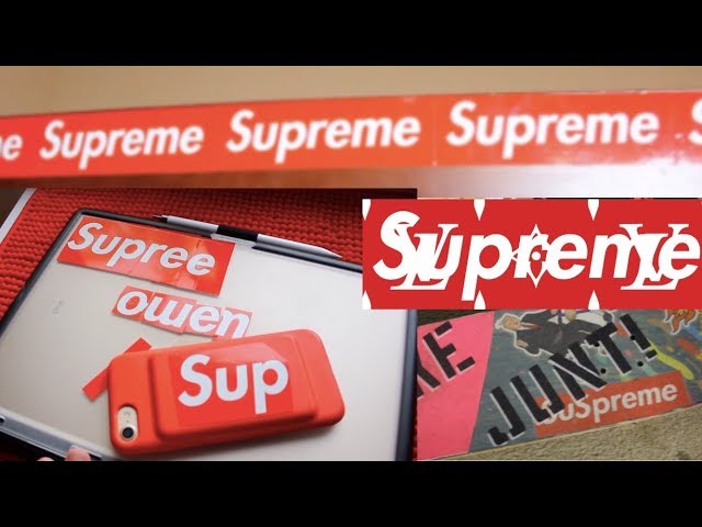 SUPREME BED SLIPPER STICKER 通販