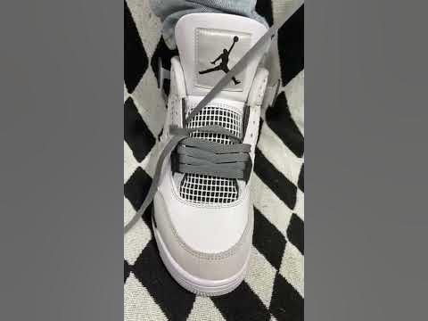 How to Laces Jordan 4 / Grey is the move? - YouTube