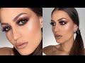 MAKE COMPLETA SMOKEY EYE COM GLITTER - AO VIVO