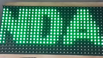 Digital Clock using Arduino with RTC on P10 board DMD panel Dot Matrix