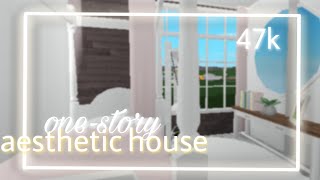 Bloxburg:One-Story Aesthetic House|Mobile Speedbuild