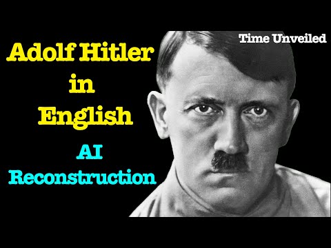 Adolf Hitler In English Ai Reconstruction