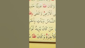 سورة النساء الأية 133 إلى 134 القارئ سعد الغامدي
