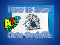 How to draw Cute Godzilla