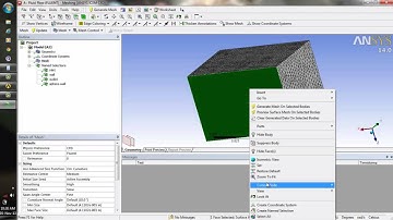 Flow over a sphere - tutorial using Ansys Fluent 14
