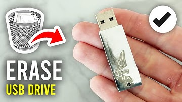 How To Erase USB Flash Drive & Delete Everything - Full Guide