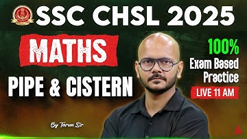 SSC CHSL Maths Classes 2025 | SSC CHSL Maths Time and Work #2 | Maths By Tarun Sir