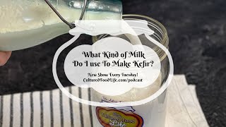 Podcast Episode 163: What Kind of Milk Do I use To Make Kefir?