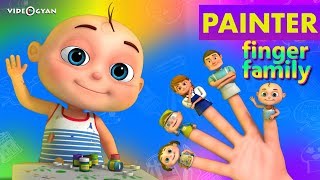 painter finger family and many more finger family collection nursery rhymes kids songs