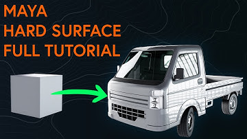Maya Hard Surface Tutorial For Beginners - Truck Model