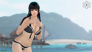 DOAX3 Scarlet - Nyotengu Scalyfin Special: full relaxation gravures, pole dance & more