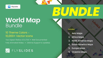 Best World Map Bundle Keynote Template