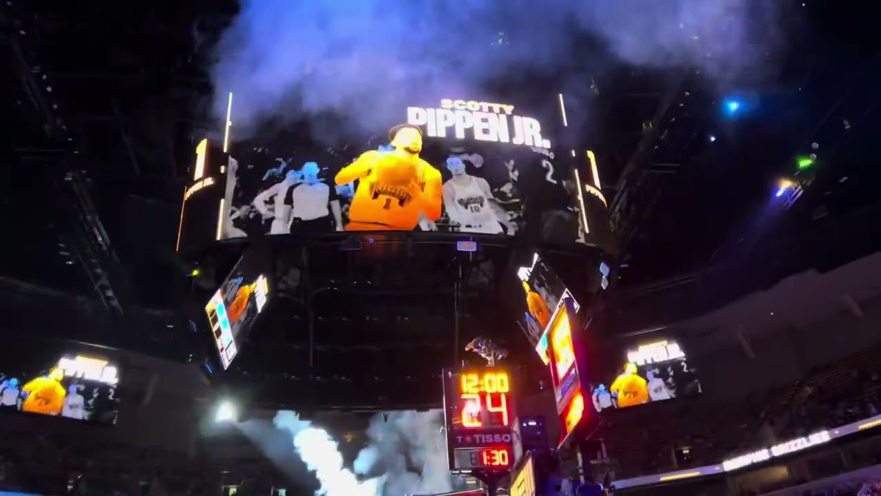 04-26-25 Memphis Grizzlies Starting Lineup Introductions