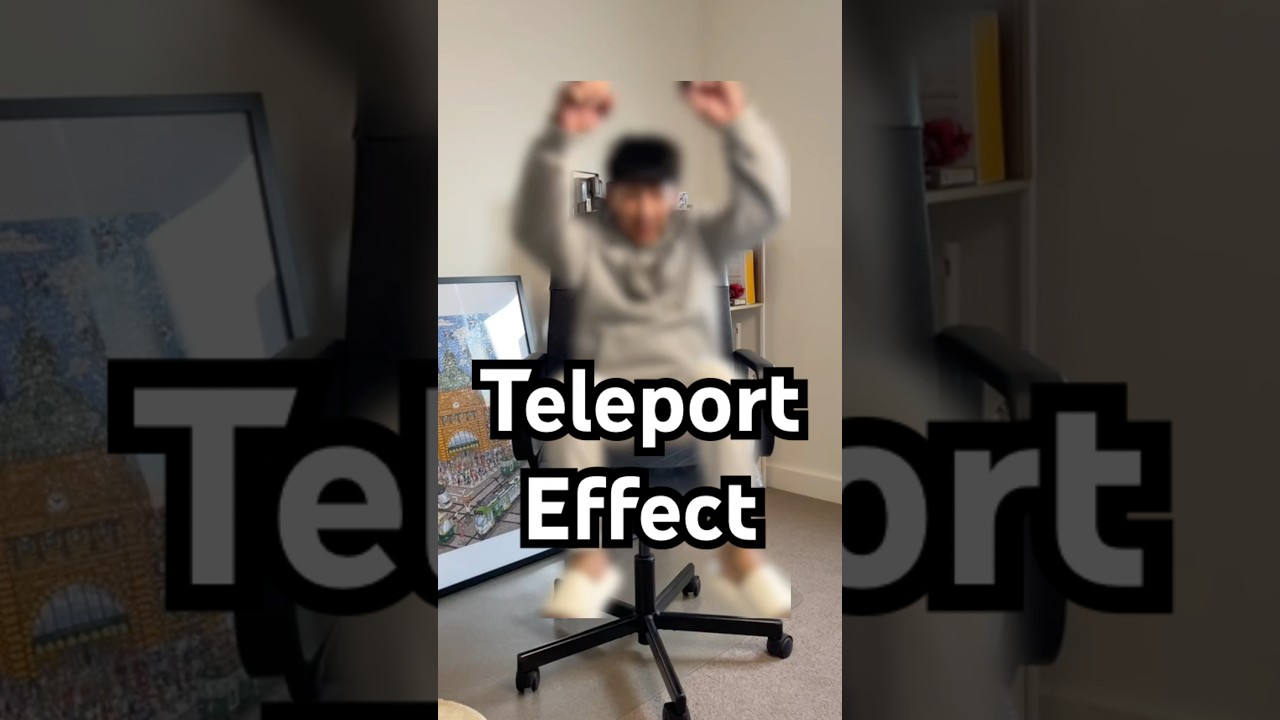 Teleport effect phone editing tutorial! 