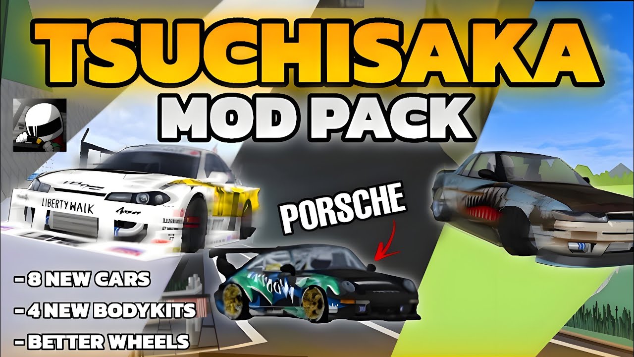 FR Legends Tsuchisaka Mod Pack – 8 New Cars, Custom Bodykits