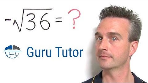 Evaluating Square Roots with Negatives