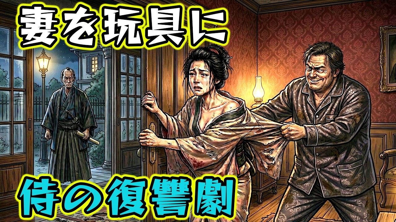 【因果応報】（明治期）日本人妻を慰み者にした西洋商人の悲惨な結末。隠居した侍が企てた完全なる復讐劇、その背後にある驚愕の真実。