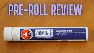 Tiger Blood General Admission 38% THC Infused Pre Roll Review