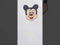How to draw mikimouse #drawingvideos #cartoonvideo #easydrawing #shorts