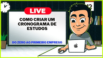 LIVE #22 - Como criar um cronograma de estudos para aprender Programação