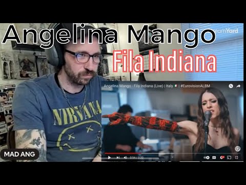 METALHEAD REACTS| Angelina Mango - Fila Indiana (Live) | Italy 🇮🇹
