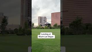 Landing a helicopter at Wynn Las Vegas | Maverick Helicopters