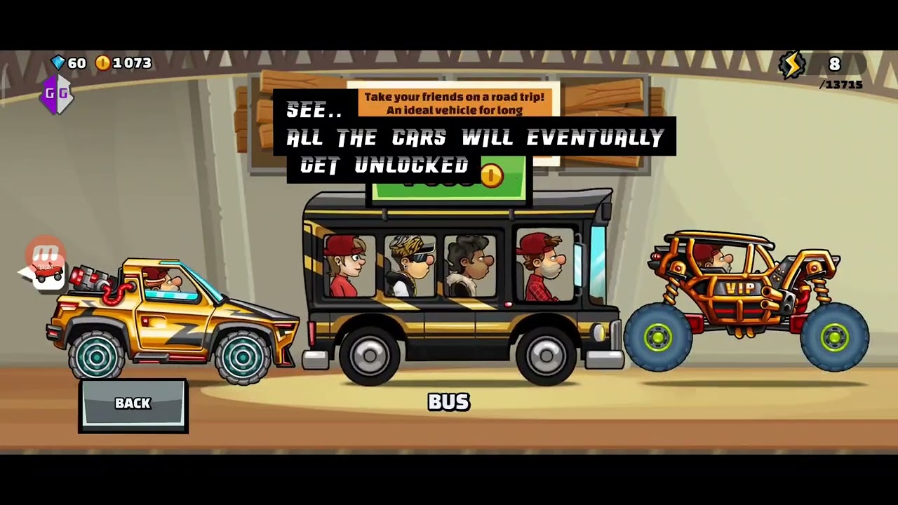 HCR2 - Unlocking all cars 🏎️ with free purchase money 💵 in minutes 🏆