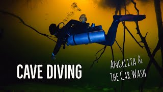 WATCH SCUBA DIVING CINOTES IN MEXICO (4K) - Angelita and The Car Wash