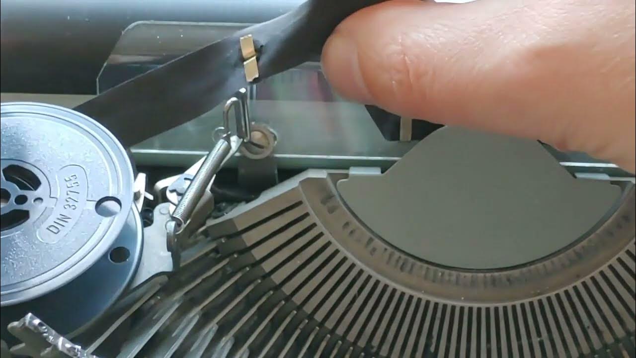 quick, easy & cheap typewriter ribbon reverse hack YouTube