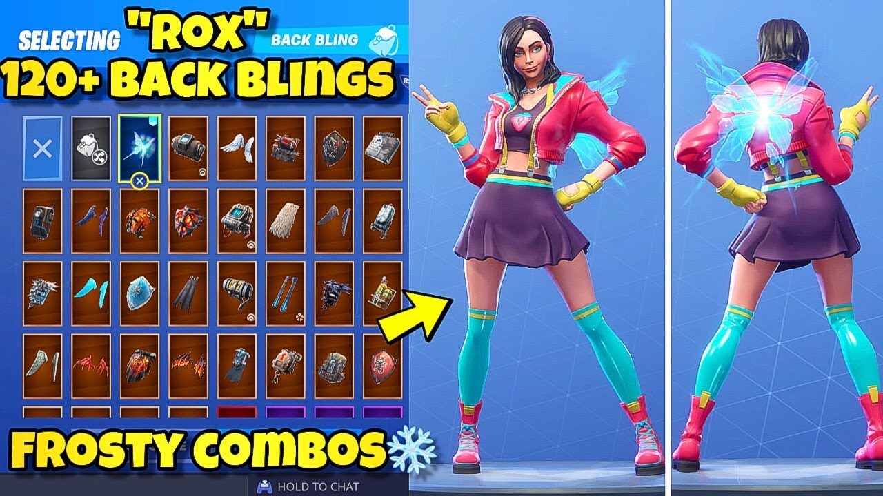 NEW "ROX" SKIN Showcased With 120+ BACK BLINGS! Fortnite Battle Royale