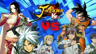 J-Stars Victory VS+: Boa/Makoto/Allen VS Goku/Raoh/SKET-Dan