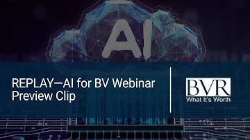 AI for Business Valuation, What Works Now: Practical Workflows You Can Use Today -- Webinar Clip