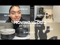 home hauls, organizing, time to paint + we have a coffee machine! moving vlog 2