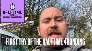 Trying halftime 4bonding by Eazymix plastering Timelapse review