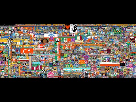 Place (Reddit) r/place All Experiences of the Event Shaking the Internet World in One Video